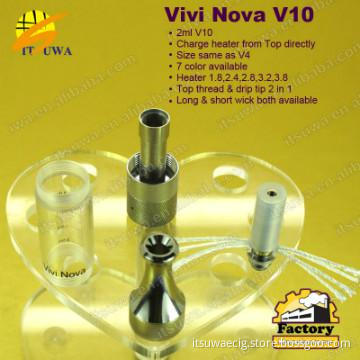 Hot selling quality vivi nova V10  with metal drip tip 2.0m